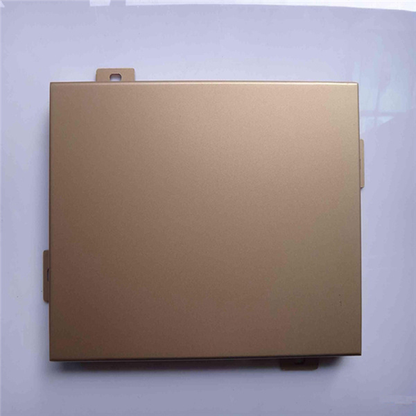 3.5mm厚金色氟碳铝单板
